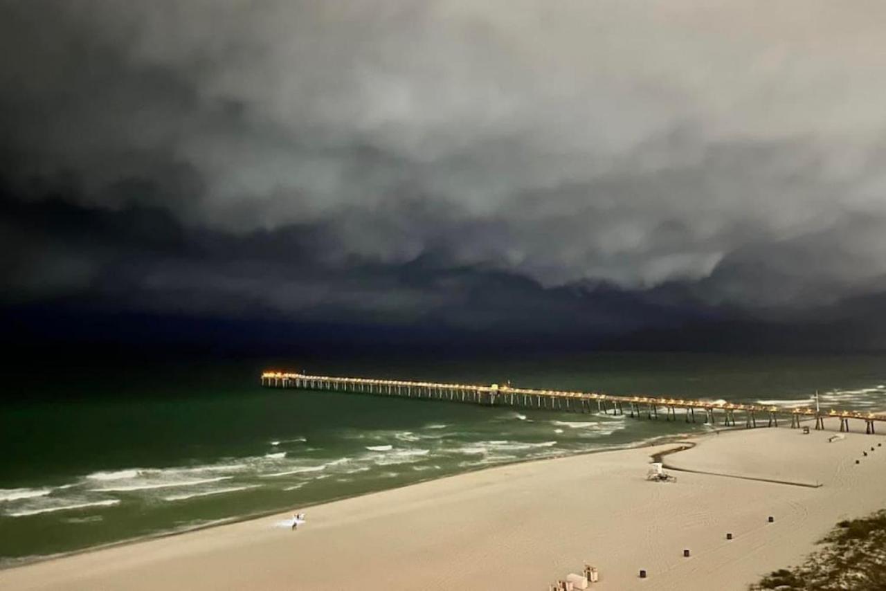 Holiday home Experience Starlit Nights From Beach Happy's Balcony Overlooking The Community Pool At Beachwalk Panama City Beach