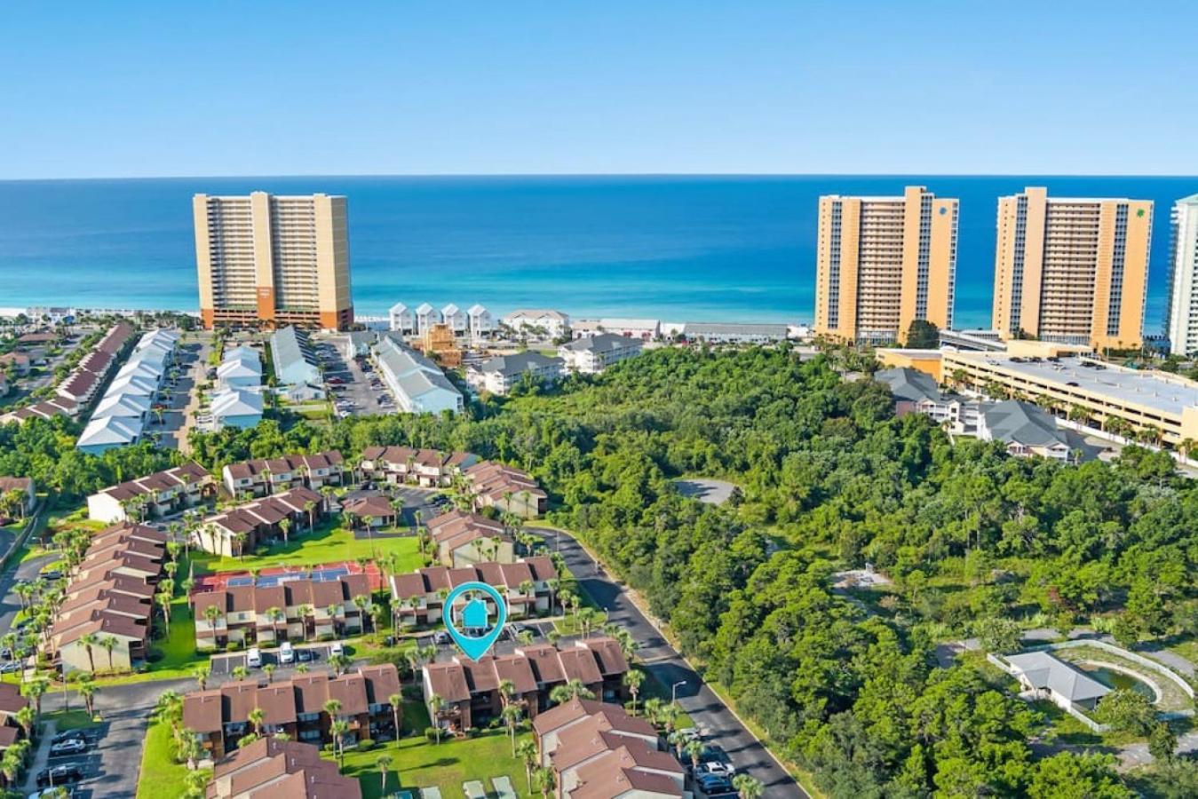 Experience Starlit Nights From Beach Happy's Balcony Overlooking The Community Pool At Beachwalk Holiday home Panama City Beach