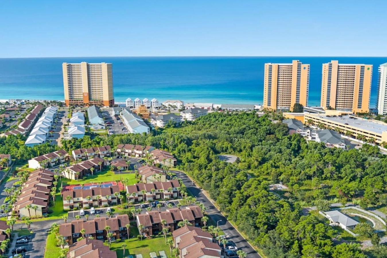 Experience Starlit Nights From Beach Happy's Balcony Overlooking The Community Pool At Beachwalk Holiday home Panama City Beach